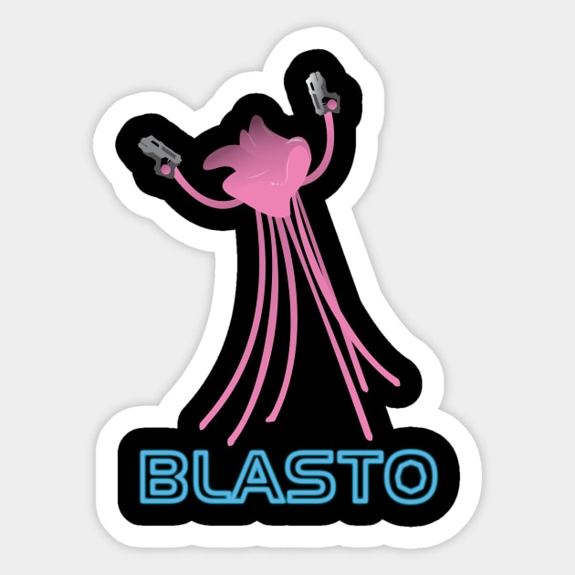 Blasto Sticker by FlyNebula